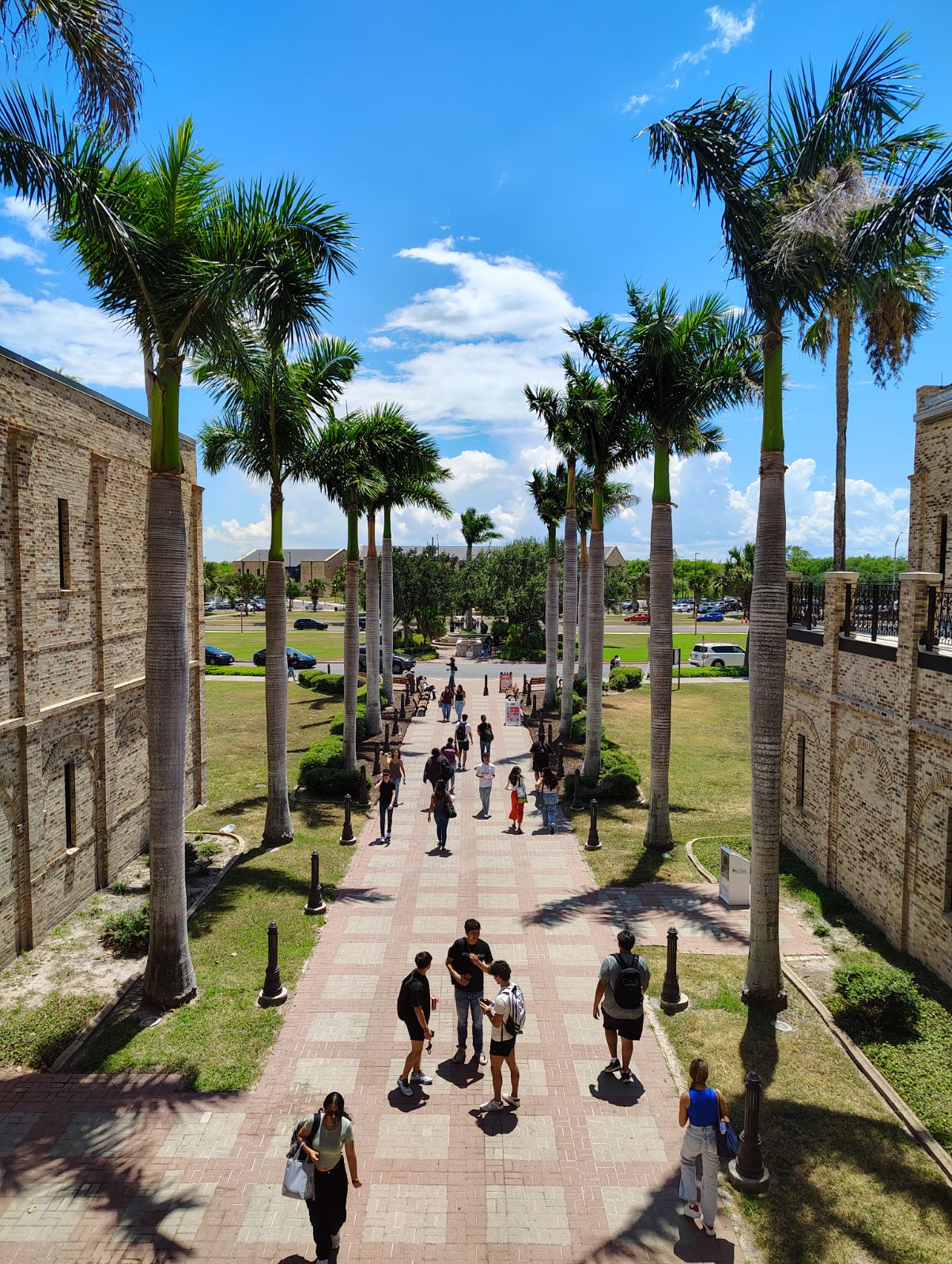 UTRGV Brownsville campus walkway